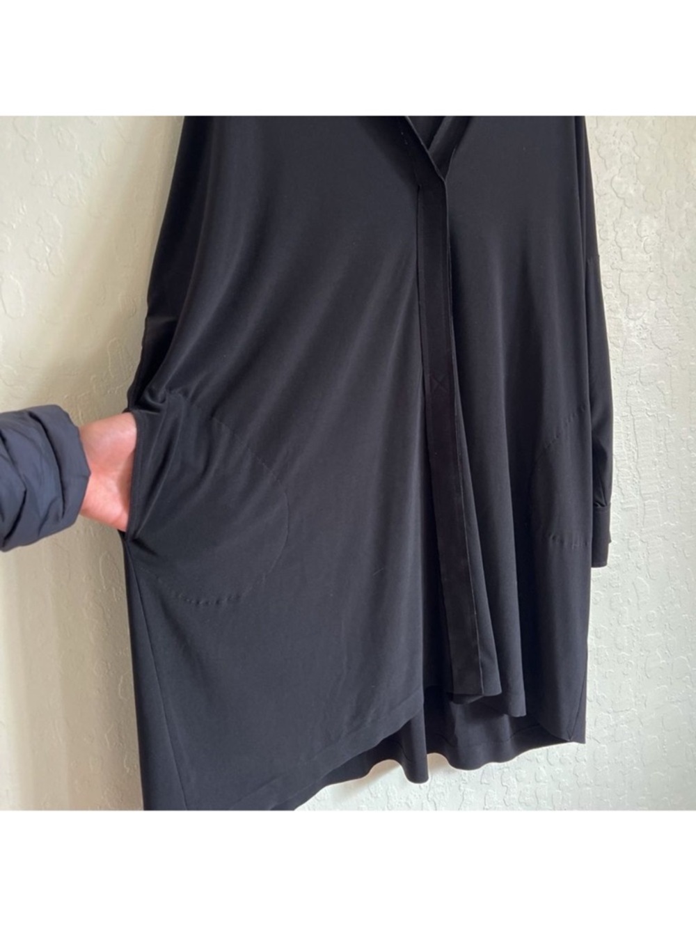 Norma Kamali Black Shirt Dress - Picture 10 of 13